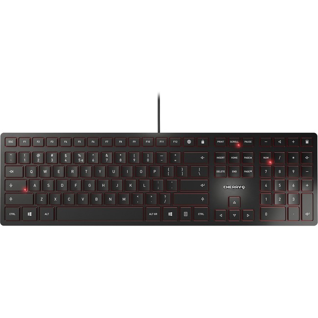 CHERRY KC 6000 SLIM Black Wired Keyboard - image 1 of 6