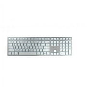 CHERRY KW 9100 Slim For Mac Wireless Mac Keyboard - Wireless Connectivity - Bluetooth/RF - 2.40 GHz - English US - Notebook, Computer - Mac - SX Keyswitch - Silver