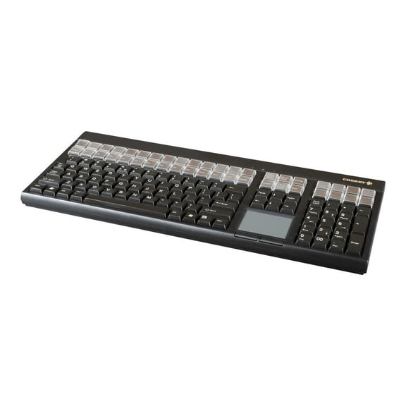 CHERRY LPOS G86-71401 - Keyboard - with touchpad - USB - QWERTY - US - black