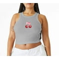 thumbnail image 1 of CHERRY Micro Rib Baby Crop TANK, 1 of 5
