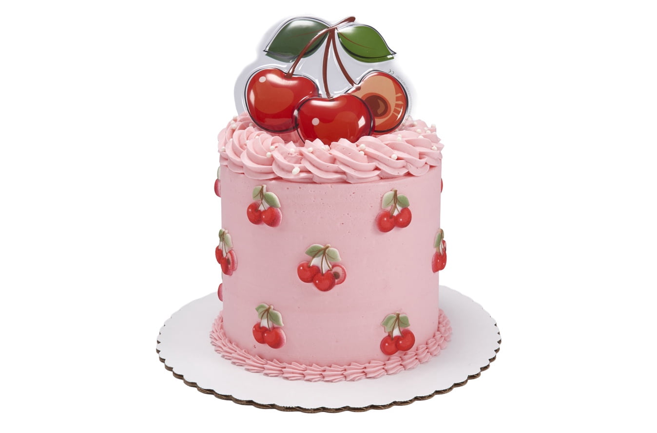 CHERRY ON TOP BARREL CAKE