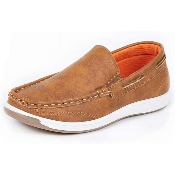 CHERRY POPO Boys Loafers Kids Casual Boat Shoes School Boys Dress Shoes