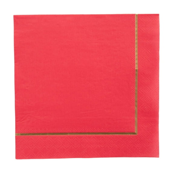 Cherry Red Signature Large Napkins - 20ct