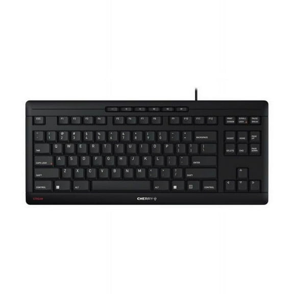 CHERRY STREAM TKL Wired Keyboard, Black