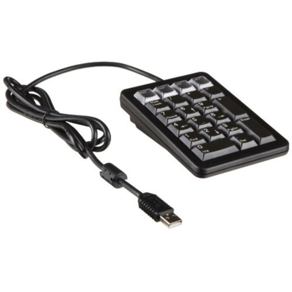 CHERRY Ultraslim Programmable Keypad, Black - 26 Keys
