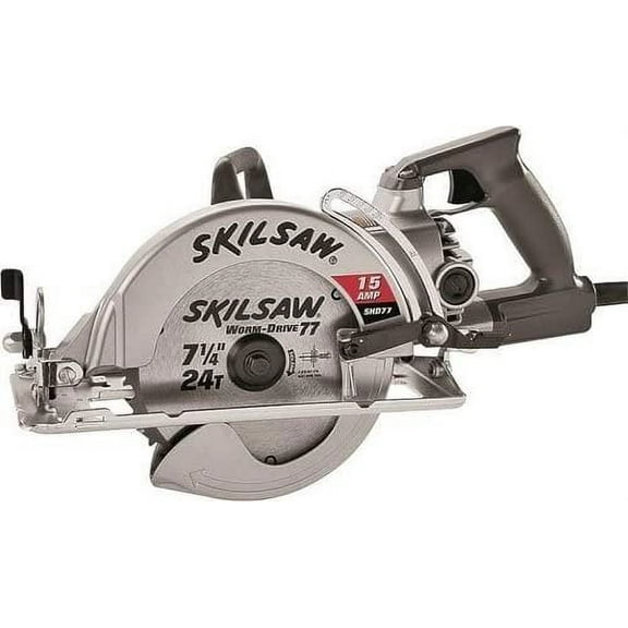 CHERVON NORTH AMERICA 3M SPT77W-22 Worm Drive Heavy Duty Corded Circular Saw, 7-1/4",