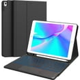 thumbnail image 1 of CHESONA Keyboard Case Compatible with iPad 9th/ 8th/ 7th Generation, 7-Color Backlit, Smart Touchpad, 2 Bluetooth Channels, Black, 1 of 6