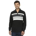 thumbnail image 1 of U.S. Polo Assn Men's Chest Striped Quarter Zip Sweater, 1 of 3