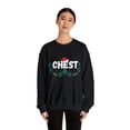 thumbnail image 1 of CHEST nuts Sweatshirt Couples Matching Funny Christmas Sweater, 1 of 10