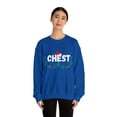 thumbnail image 1 of CHEST nuts Sweatshirt Couples Matching Funny Christmas Sweater, 1 of 10