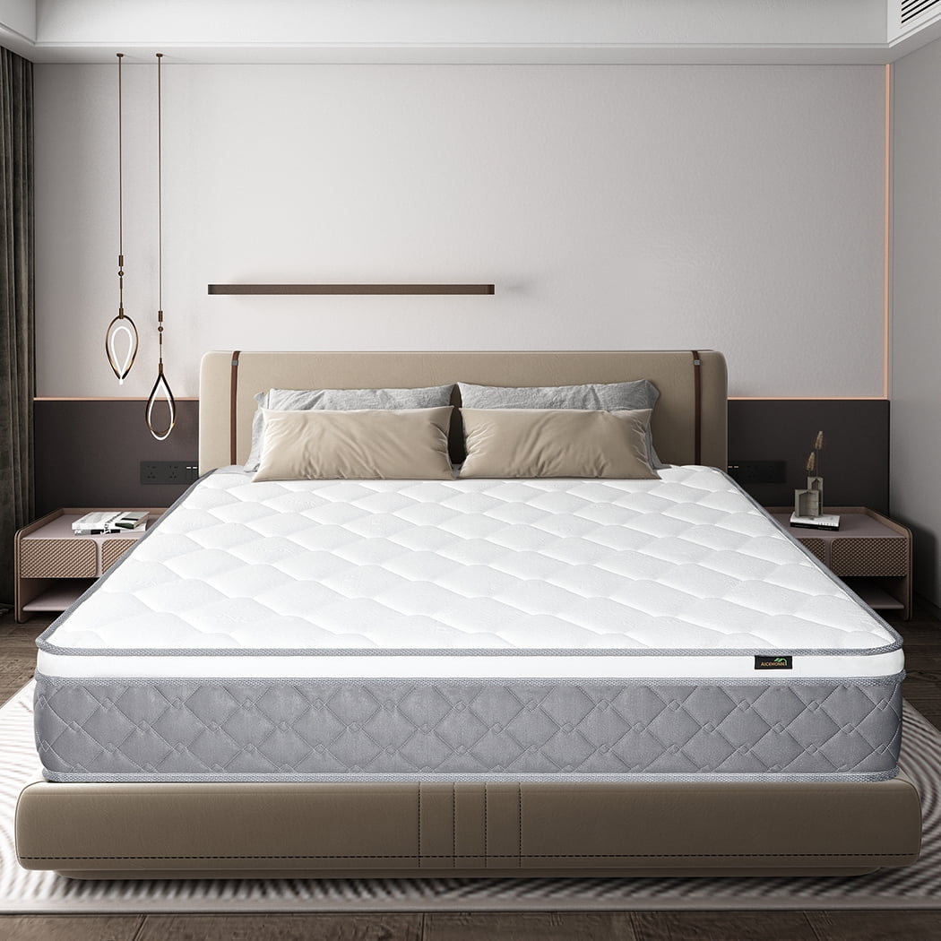 CHEVNI 12 inch King Mattress,Medium Firm Hybrid Mattresses in a Box