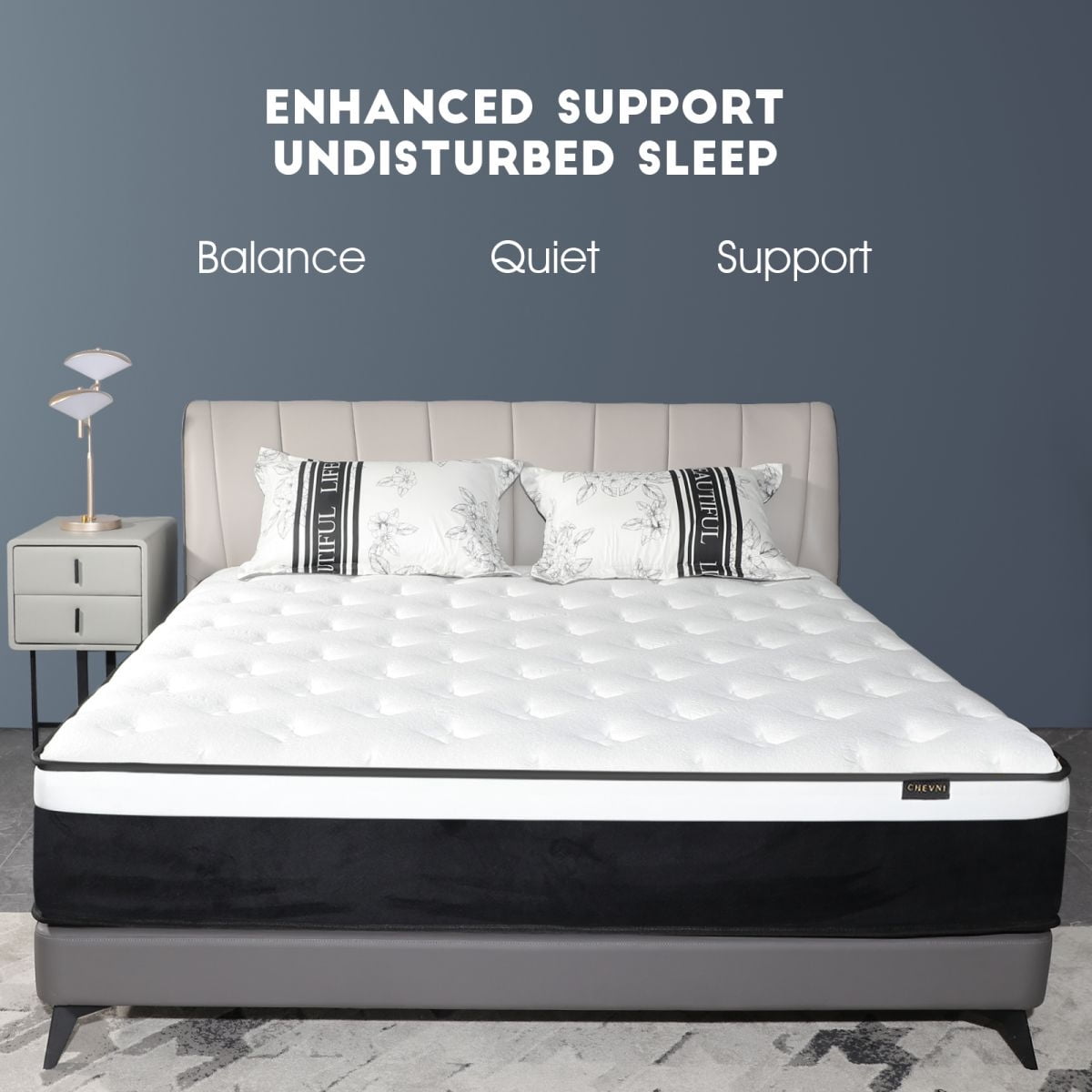 CHEVNI 12 inch Mattress Full Bed Size Mattress in a Box Hybrid Mattress