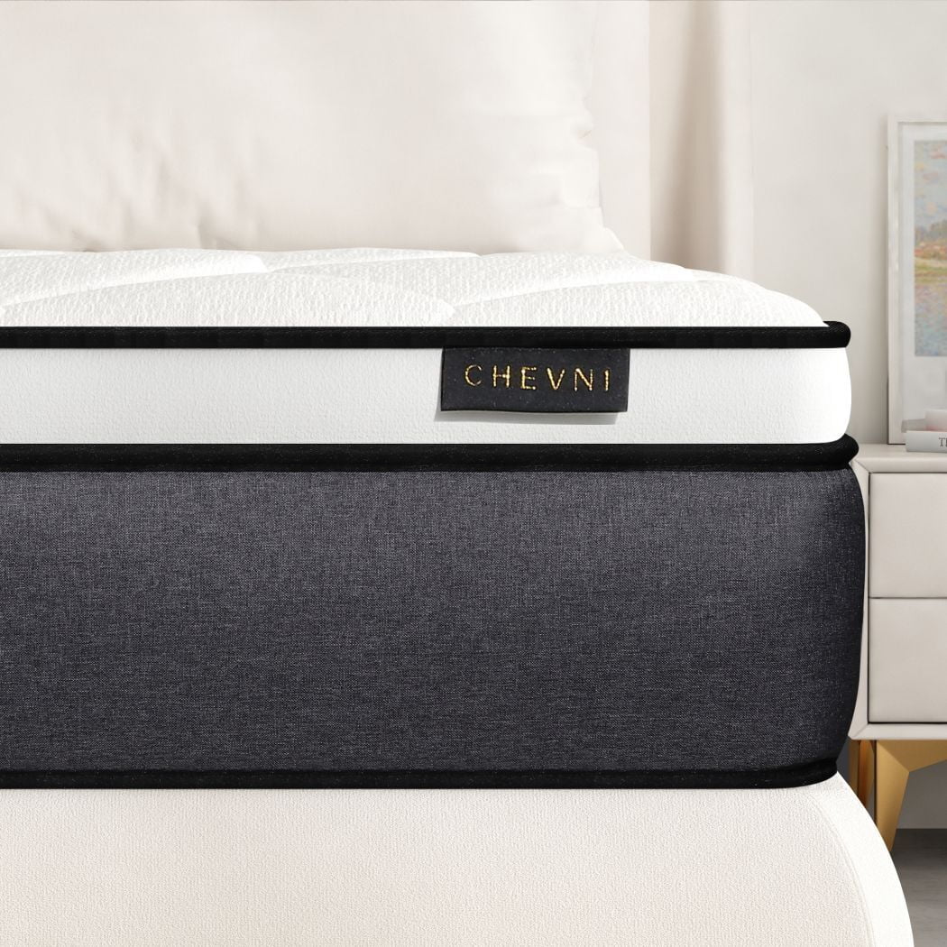 "CHEVNI 14"" King Mattress, Gel Memory Foam & Spring Hybrid, Boxed