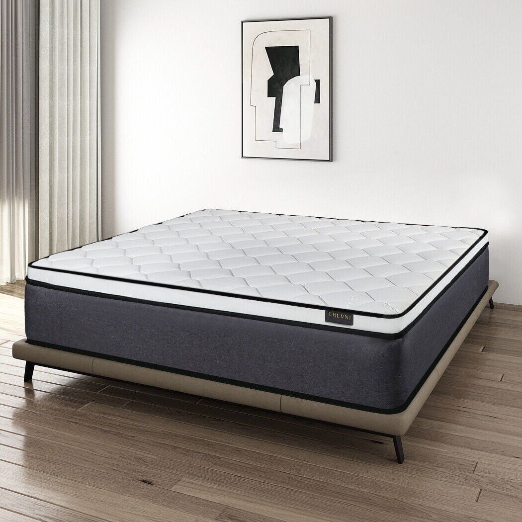 CHEVNI 14 inch King Size Hybrid Mattress in a Box, Medium Firm with
