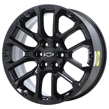Detroit Wheel & Tire 22'' Wheel 6-139.7mm 22x9 Inch 6 Lugs, Gloss Black for Chevrolet Silverado 1500 2022 - 2024