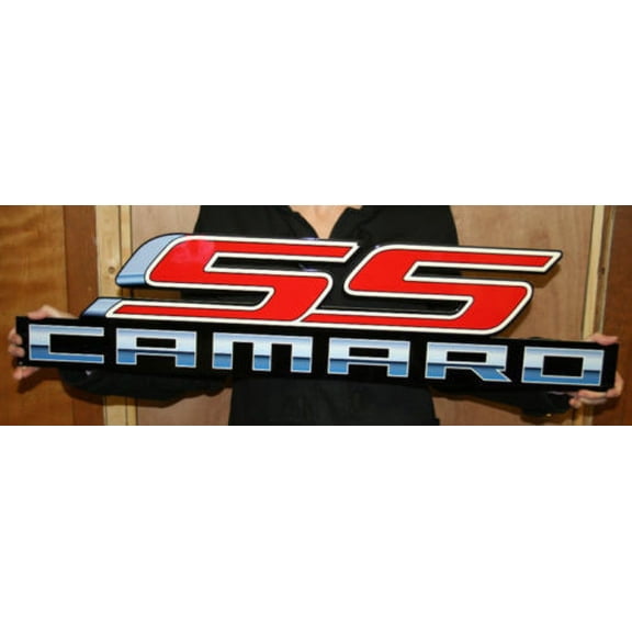 CHEVROLET SS Camaro Metal Sign 34" x 8"