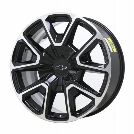 Detroit Wheel & Tire 22" Rim 6-139.7 Pattern 22x9" 6 Lugs, Machined Black