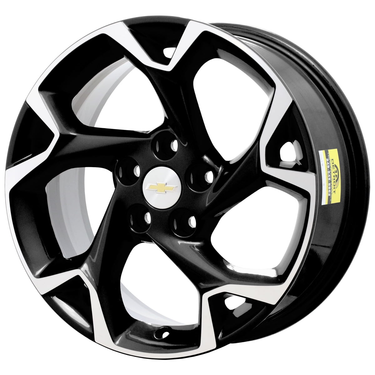 CHEVROLET TRAX 2025 2025 MACHINED BLACK Factory OEM Wheel Rim (Not