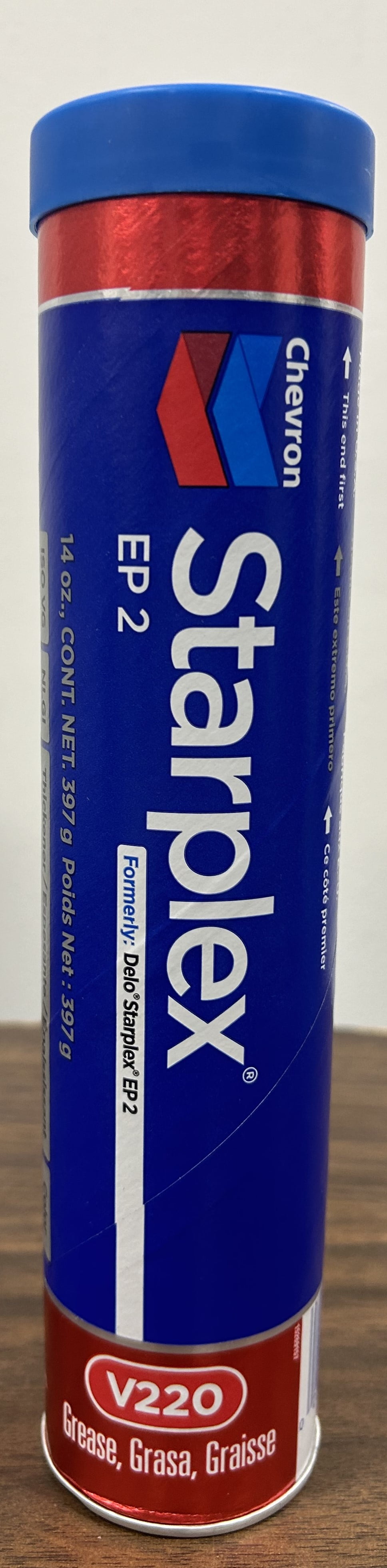 CHEVRON STARPLEX EP2 MarineAutomotive Construction Lubricant 14oz