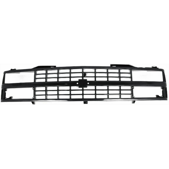 CHEVY C/K SERIES 88-93 GRILLE, Black Shell and Insert, w/ Quad or Composite Headlights