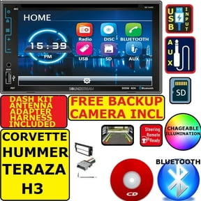 CHEVY CORVETTE HUMMER H3 CD/DVD BLUETOOTH USB AUX SD MP3 CAR RADIO STEREO