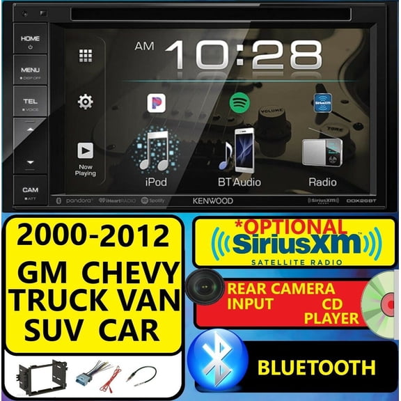 CHEVY-GMC GPS NAVIGATION Cd/Dvd Bluetooth USB EQ Car Radio Stereo Opt. SIRIUSXM