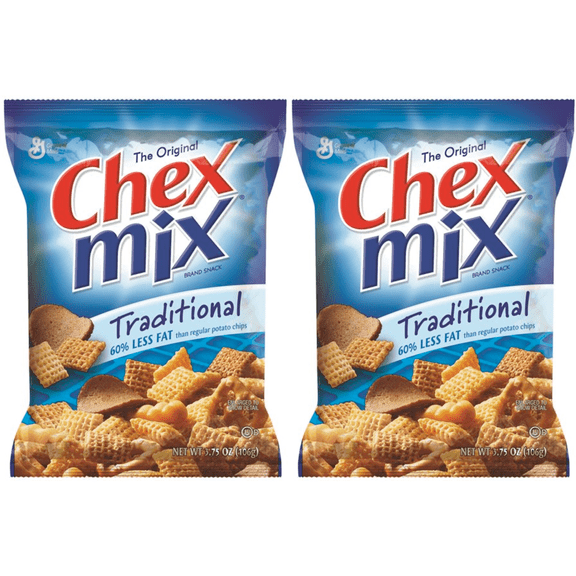 CHEX MIX TRADITIONAL On the Go Snack Mix, 4.5 Oz. (BOX OF 2)