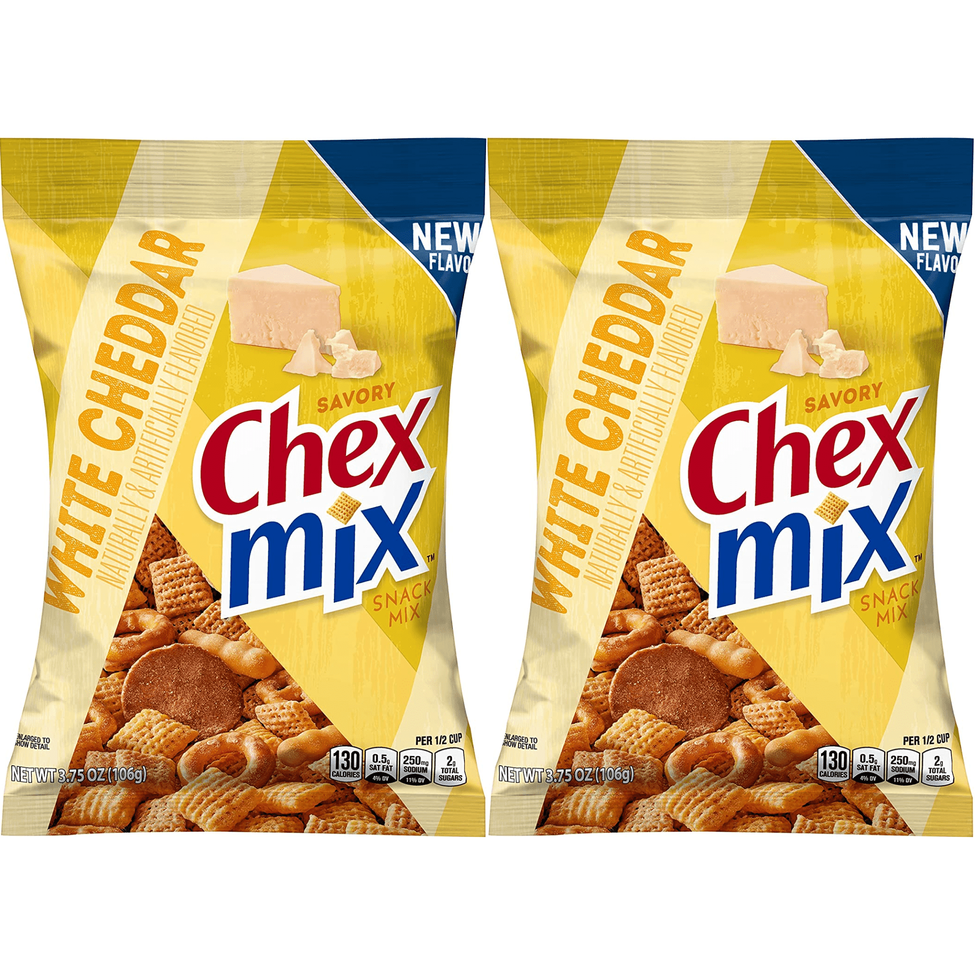 CHEX MIX WHITE CHEDDAR On the Go Snack Mix, 4.5 Oz. (BOX OF 2)