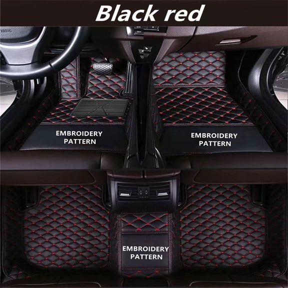 CHEYIXUAN Custom For Toyota Corolla 2003-2026 Year Car Floor Mats Front&Rear Liner Leather Waterproof Mat