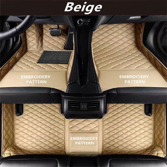 CHEYIXUAN Custom For Toyota Prius 2004-2026 Year Car Floor Mats Front&Rear Liner Leather Waterproof Mat