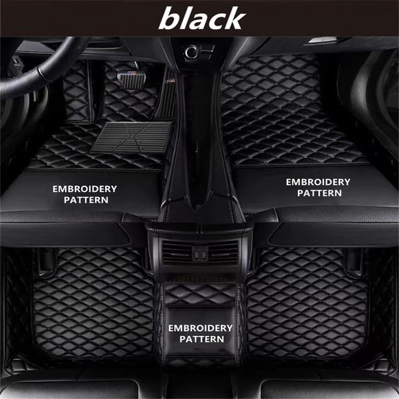 CHEYIXUAN Custom   For Toyota Prius 2004-2026 Year Car Floor Mats Front&Rear Liner Leather Waterproof Mat