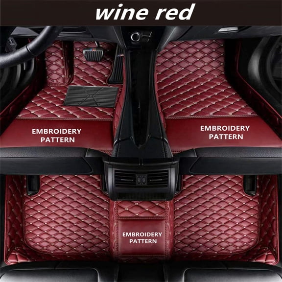 CHEYIXUAN Custom For Toyota RAV4 2009-2026 Car Floor Mats Front&Rear Liner Leather Waterproof Mat