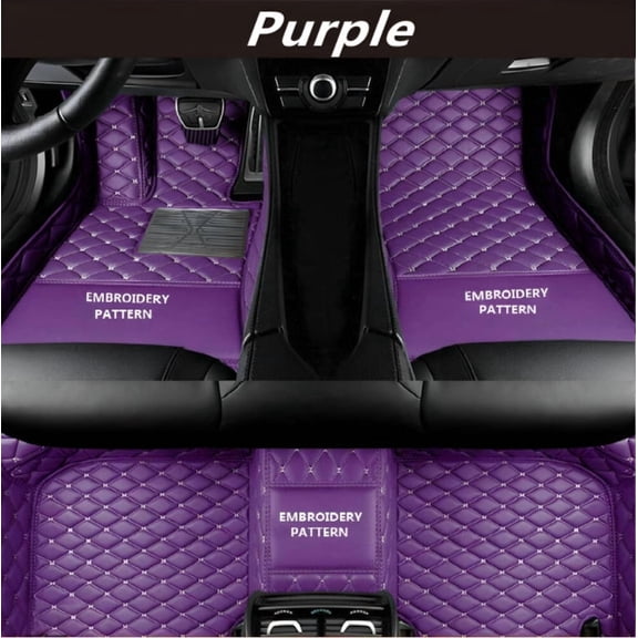 CHEYIXUAN Custom For Toyota RAV4 2009-2026 Car Floor Mats Front&Rear Liner Leather Waterproof Mat