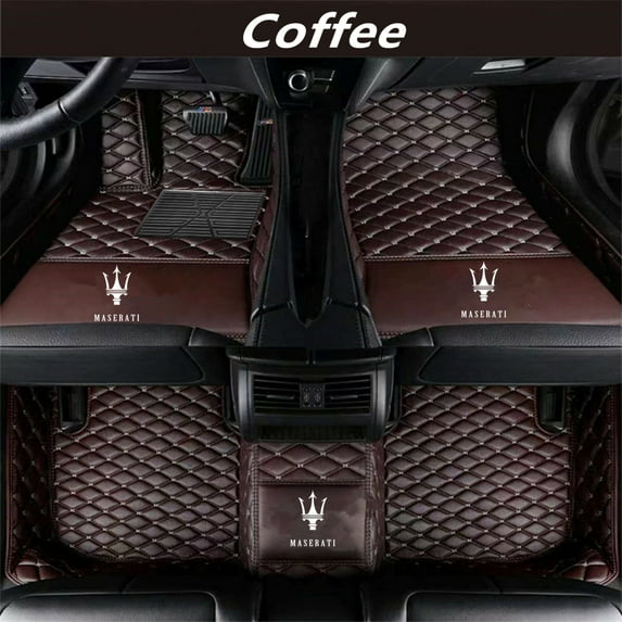 CHEYIXUAN Fit For Maserati GranTurismo 2007- 2011 Year Car Floor Mats Carpets Rugs All Weather Liner Mats