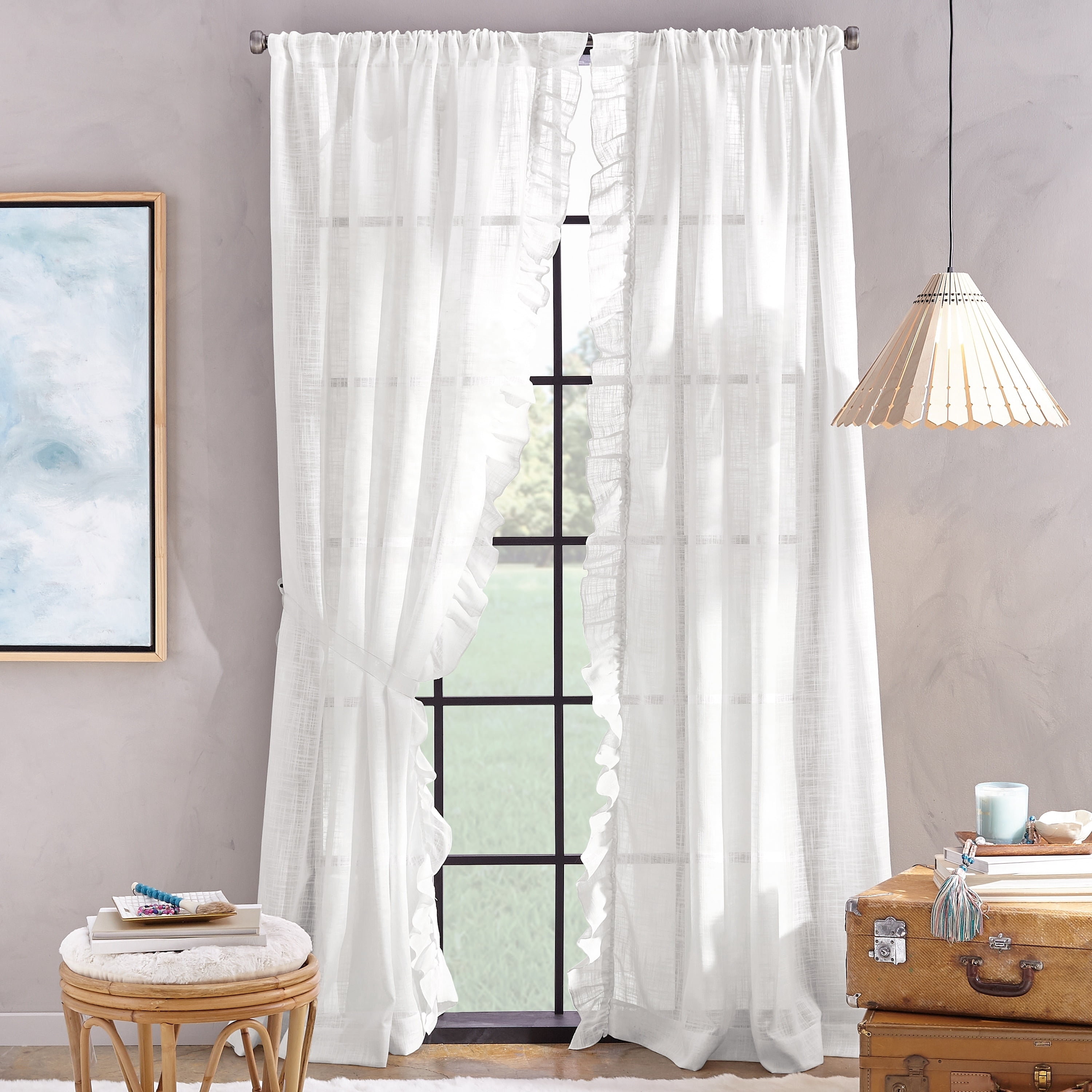 CHF ARABELLA 95" POLETOP PANEL WHITE