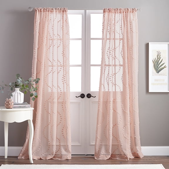 CHF DIXON WAVE 95" POLETOP PANEL BLUSH