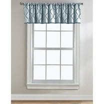 CHF Industries Morocco Kitchen Valances, Single Curtain, Indoor, 50"W x 18"L, Gray, Polyester, Adult