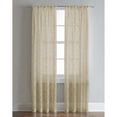 thumbnail image 1 of CHF Industries Lyric Antique White Sheer Ogee Print Curtain Panel Antique White 50 x 63 63 Inches, 1 of 5