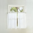 thumbnail image 1 of CHF Penny Eyelet 36" Tier Curtain, White, 1 of 5