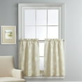 thumbnail image 1 of CHF Seashells 36" Tier Curtain, Pair, Printed, Linen, Adult, 1 of 5