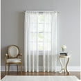 thumbnail image 1 of CHF Lyric Poletop Curtain Panel, 63"L x 50"W, White, 100% Polyester, Indoor, Adult, 1 of 5