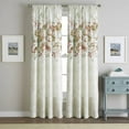thumbnail image 1 of CHF Watecolor Floral Indoor , 100% Polyester , Light Filtering Single Panel Rod Pocket , Spice , 50"x95", 1 of 3
