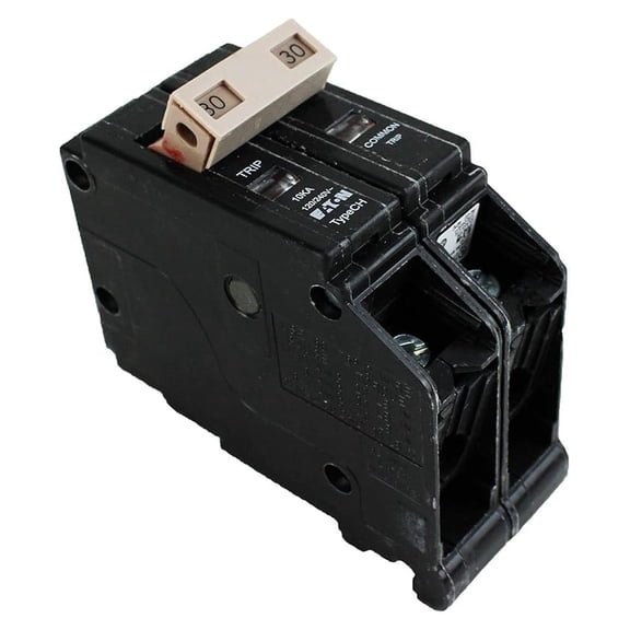 CHF230 Series 30A DP CH Circ Breaker, Black