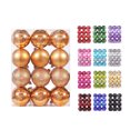thumbnail image 1 of CHGBMOK 24Pcs Christmas Balls Ornaments for Xmas Tree Shatterproof Christmas Tree Decorations Hanging Ball Orange 3cm/1.18in x 24 Pack, 1 of 6