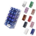 thumbnail image 1 of CHGBMOK 36PCS Christmas Ball Ornaments for Xmas Christmas Tree Decorations, Shatterproof Christmas Ball Decorations for Holiday Wedding Prty Decoration - 1.57"(40mm) - Blue, 1 of 5