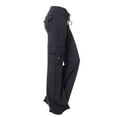 thumbnail image 1 of CHGBMOK Women's Stretch Cargo Flare Pants Elastic Drawstring Waist Casual Bootcut Pants with Button Pockets for Daily Outdoor Workout, 1 of 4