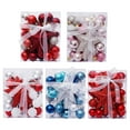 thumbnail image 1 of CHGBMOK Christmas Ornament Christmas Tree Ball 30Pcs 1.18" Shatterproof Xmas Hanging Ornament with Christmas Tree Toppers Stars, 1 of 5