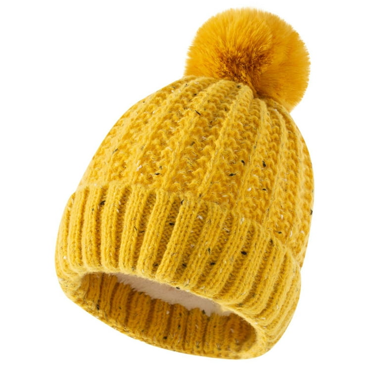 CHGBMOK Clearance Winter Hats for Women Fashion Warm Knit Hat
