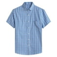 thumbnail image 1 of CHGBMOK Dress Shirts for Men Short Sleeve Shirt Casual Summer Beach Button Down Shirts L-6XL, 1 of 9