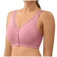 thumbnail image 1 of CHGBMOK Front Close Bras for Women Full Coverage Push Up Bras Moisture Wicking Comfort Wireless Plus Size Bras, 1 of 9